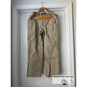 Women's Khaki Cargo Pants